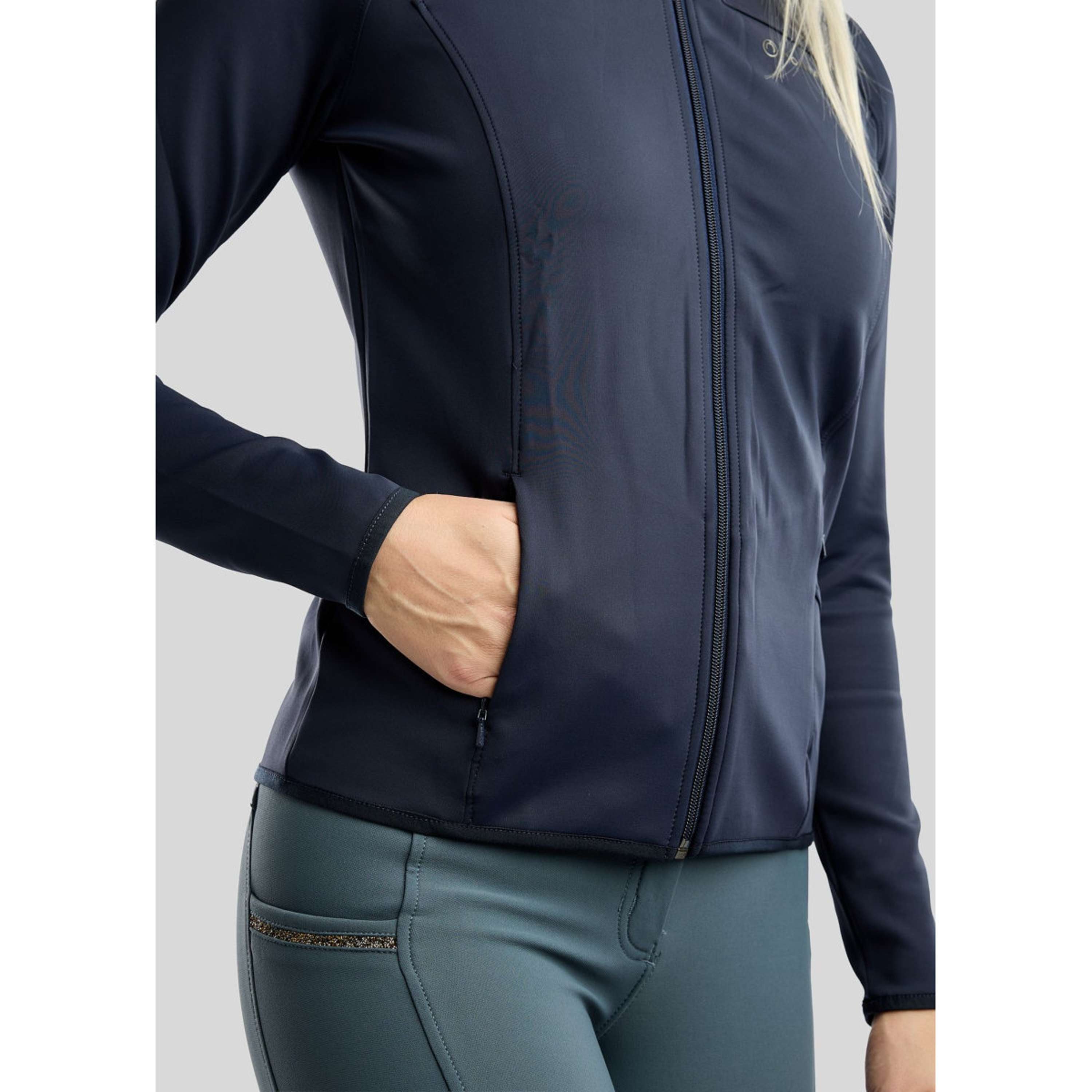 Montar Felpa con cappuccio e zip MoVeronica Golden Quartz Crystal Navy