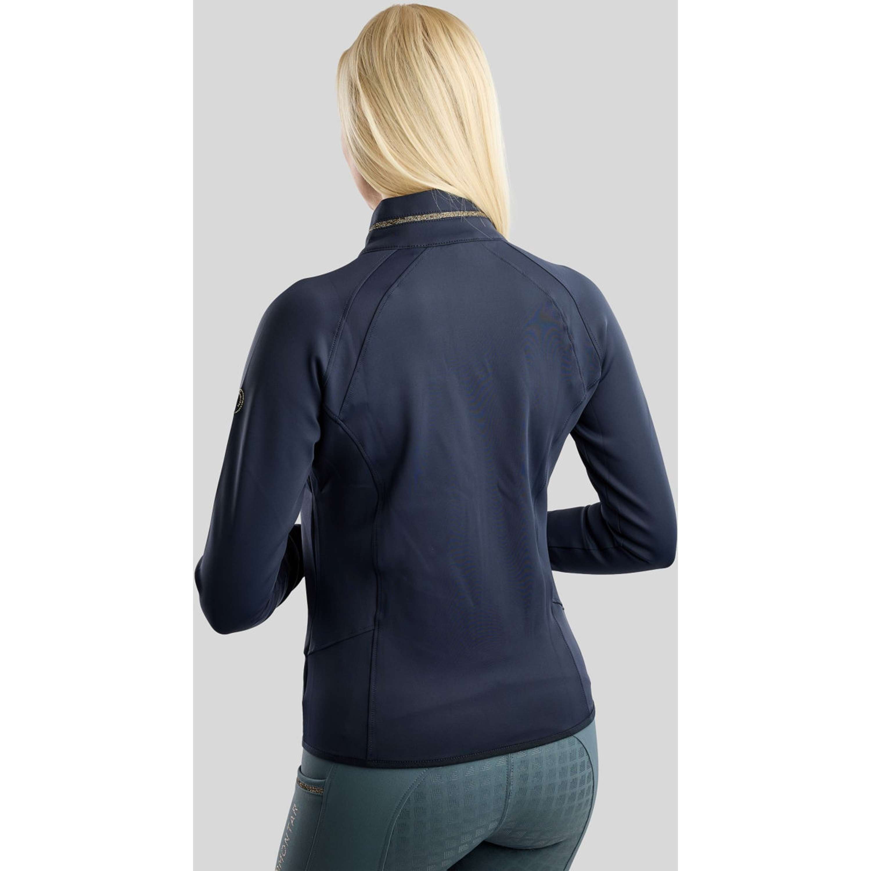 Montar Felpa con cappuccio e zip MoVeronica Golden Quartz Crystal Navy