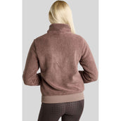 Montar Maglione MoEbba Q-Zip Teddy Pile Golden Quartz Nougat Brown