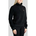 Montar Maglione MoEbba Q-Zip Teddy Pile Golden Quartz Nero