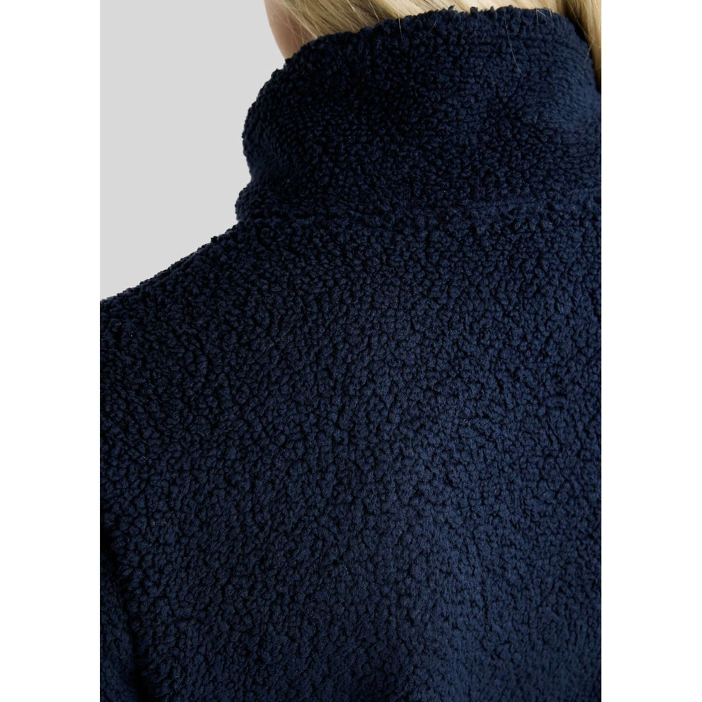 Montar Maglione MoEbba Q-Zip Teddy Pile Golden Quartz Navy