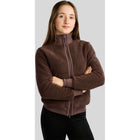 Montar Felpa con cappuccio e zip MoEbba Teddy Pile Golden Quartz Kids Black Peony