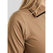 Montar Shirt MoRachel Quarter Zip Latte macchiato