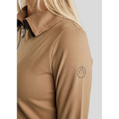 Montar Shirt MoRachel Quarter Zip Latte macchiato