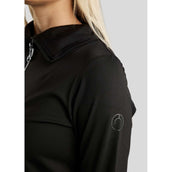 Montar Shirt MoRachel Quarter Zip Nero