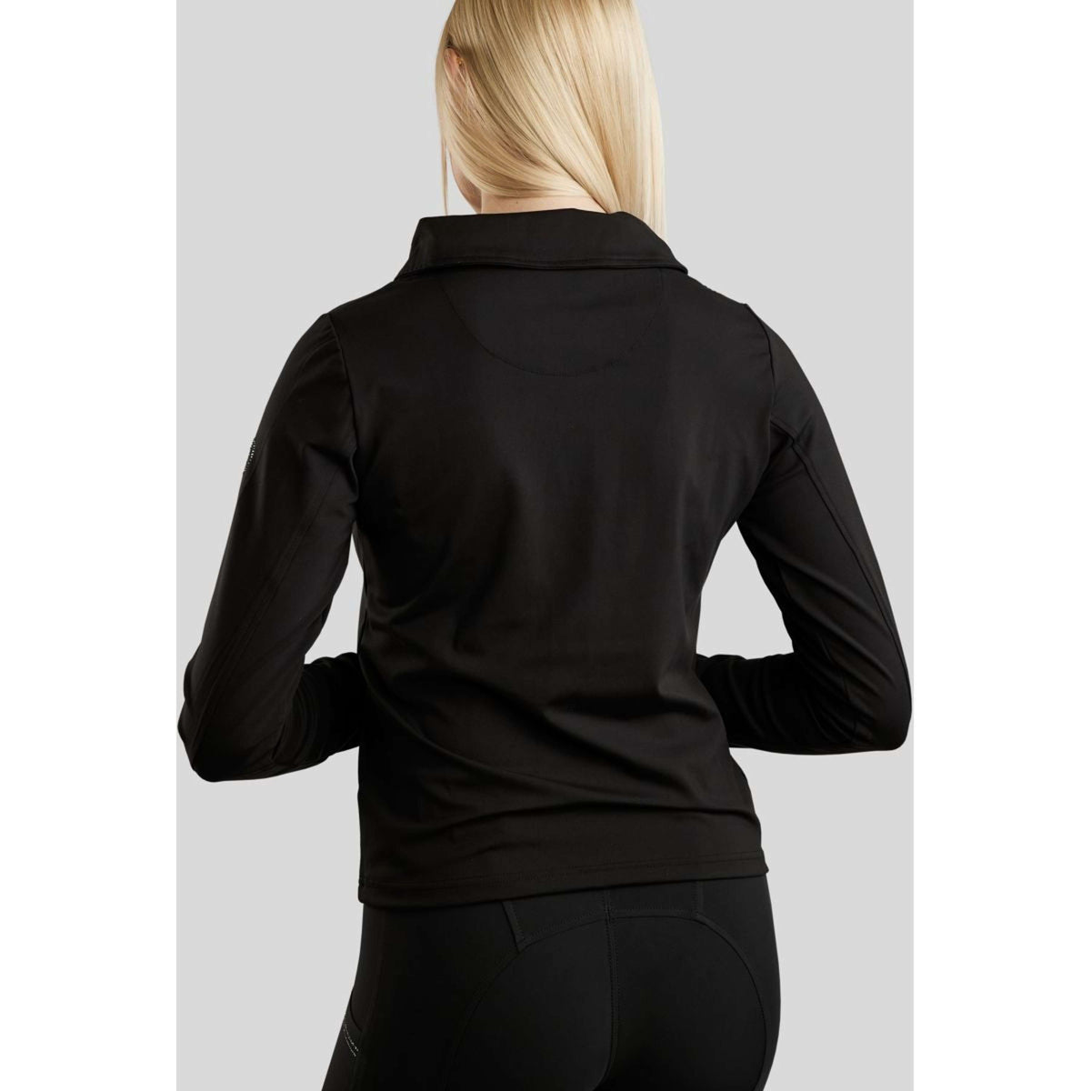 Montar Shirt MoRachel Quarter Zip Nero