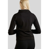 Montar Shirt MoRachel Quarter Zip Nero