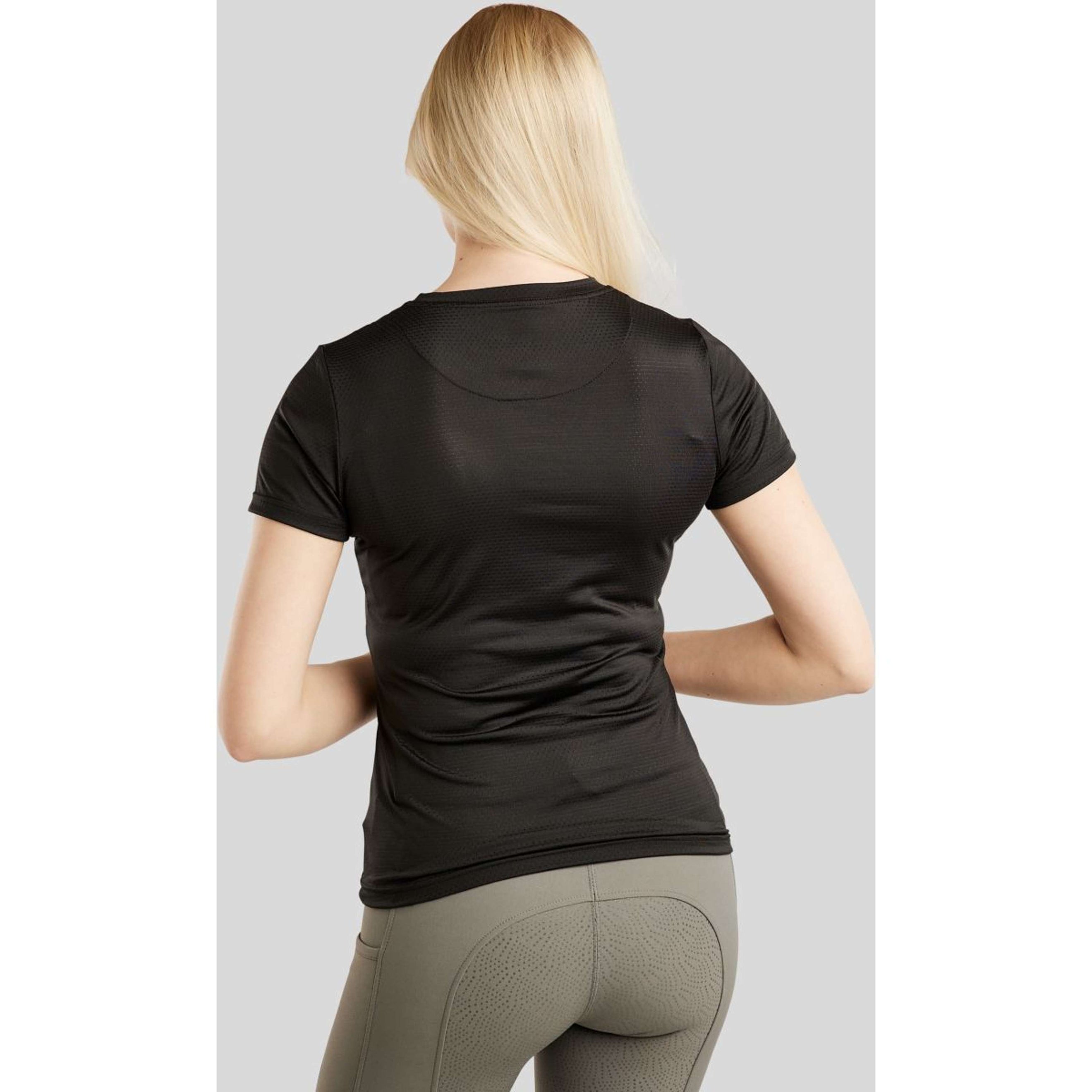Montar Maglietta MoGrace Mesh Tee Nero Montar Maglietta MoGrace Mesh Tee Nero
