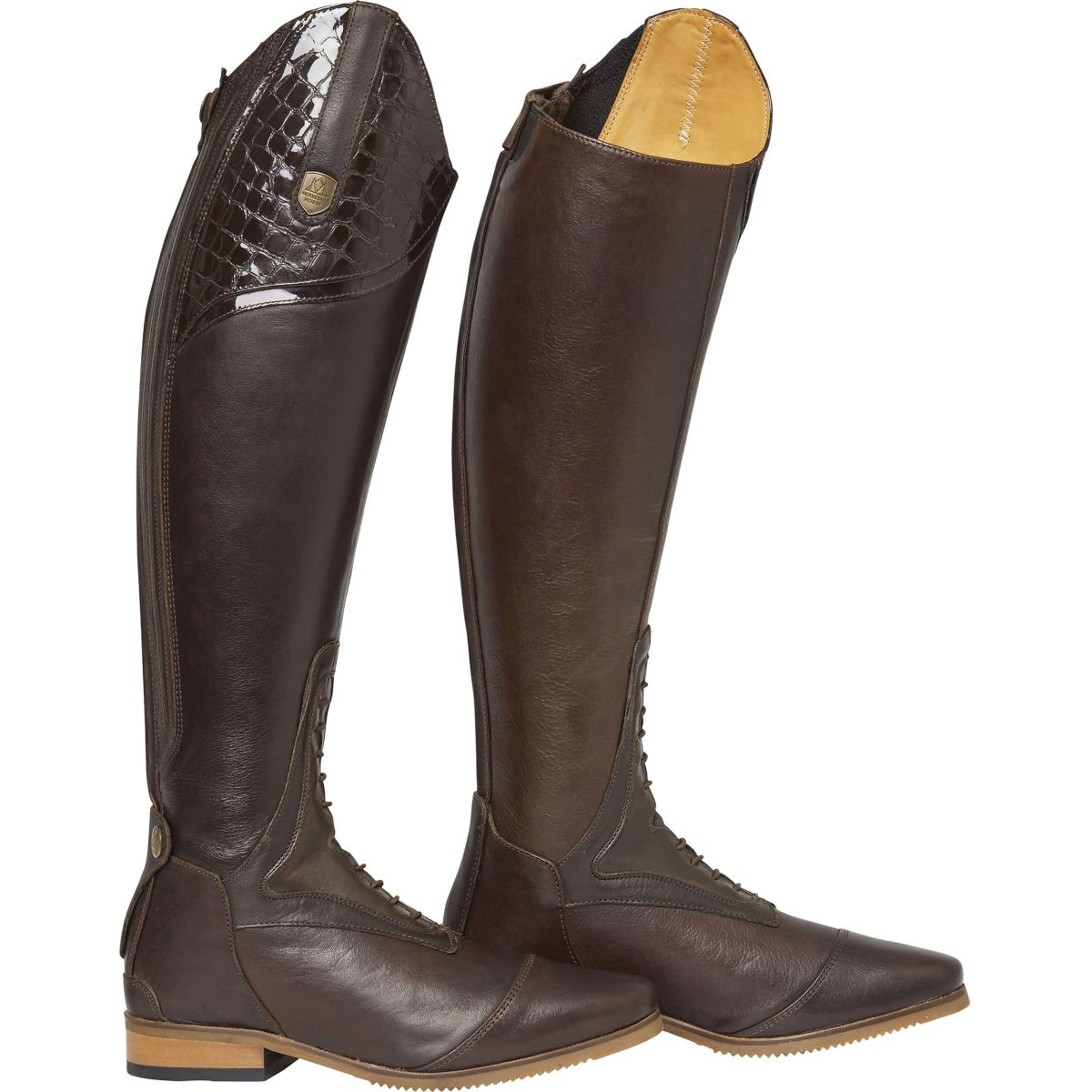 Mountain Horse Stivali da Equitazione Sovereign LUX Regolare Marrone scuro