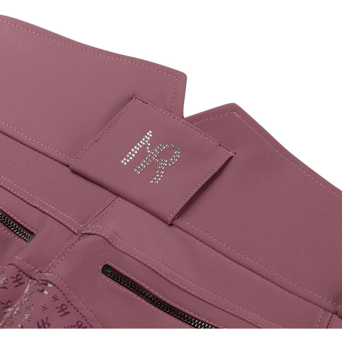 Mrs. Ros Pantaloni da Equitazione Amsterdam Rosa scura