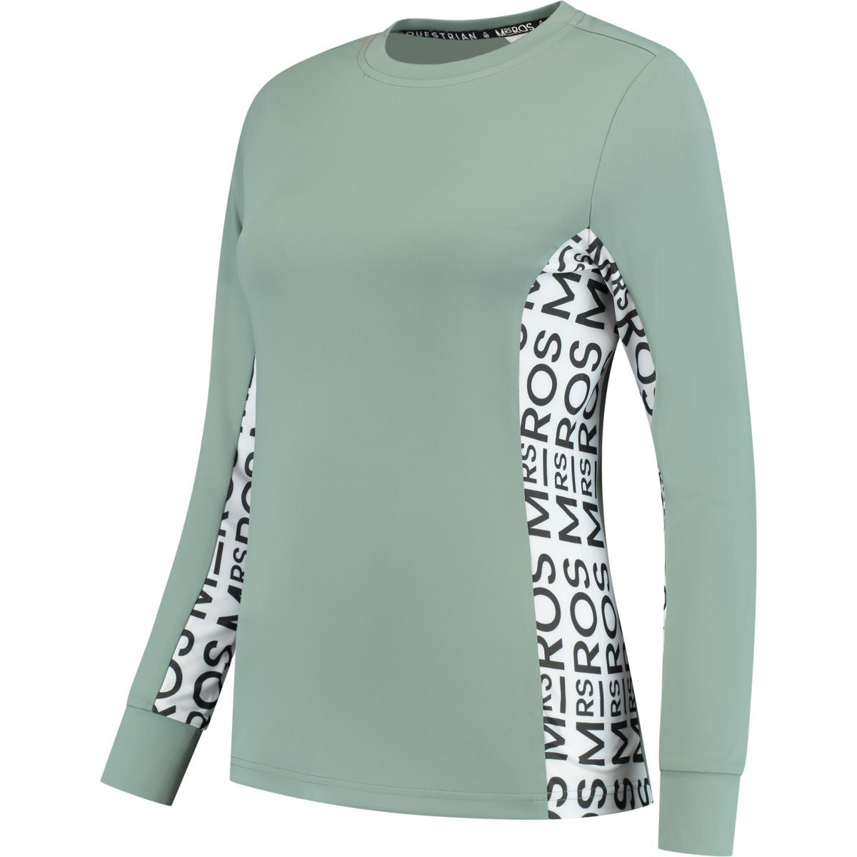 Mrs. Ros Shirt Lavender Fields Maniche Lunghe Verde