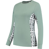 Mrs. Ros Shirt Lavender Fields Maniche Lunghe Verde