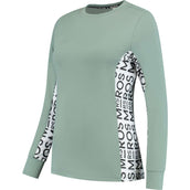 Mrs. Ros Shirt Lavender Fields Maniche Lunghe Verde