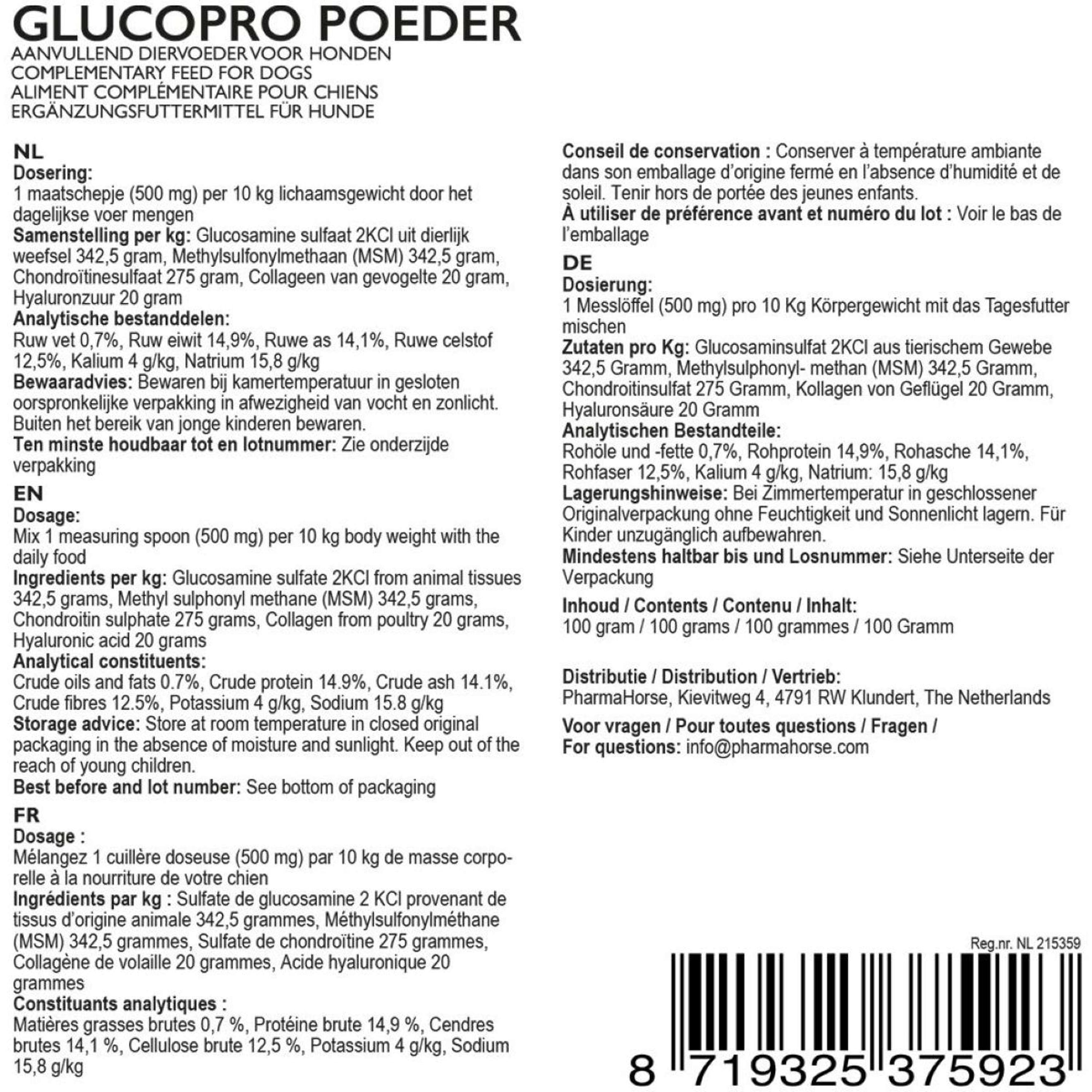 PharmaDog Glucopro PharmaDog Glucopro