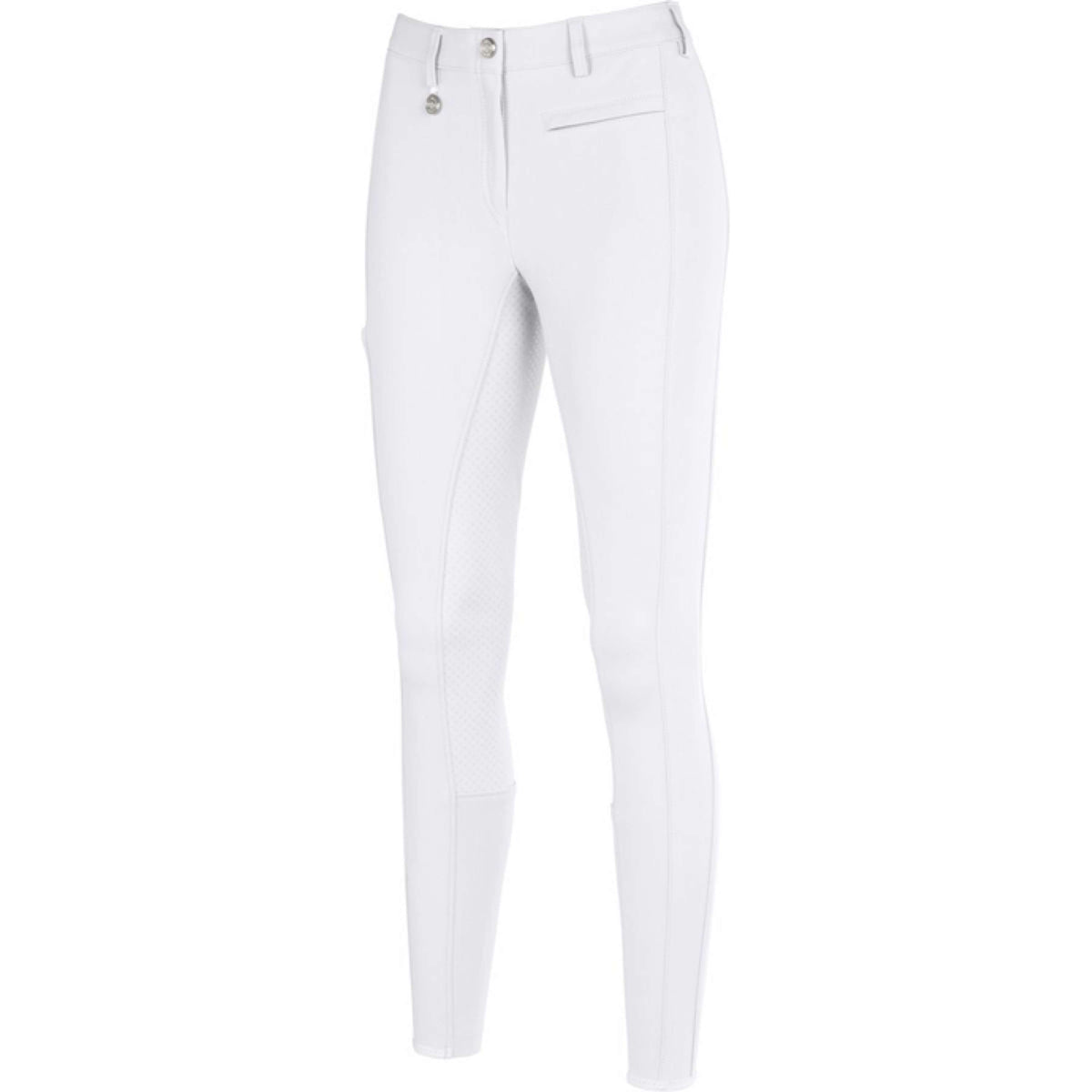 Pikeur Pantaloni da Equitazione New Lugana Full Grip Bianco