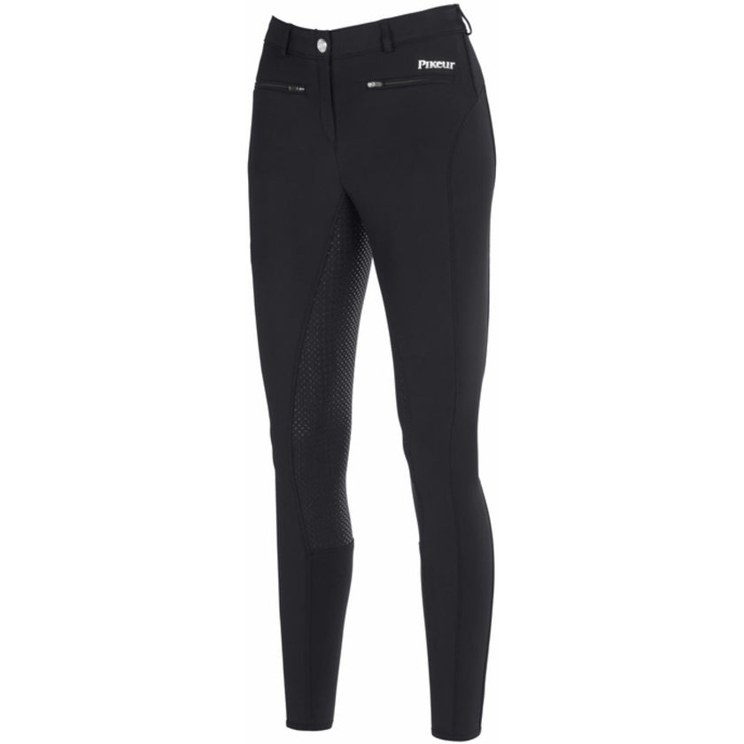 Pikeur Pantaloni da Equitazione New Tessa Full Grip Nero Pikeur Pantaloni da Equitazione New Tessa Full Grip Nero