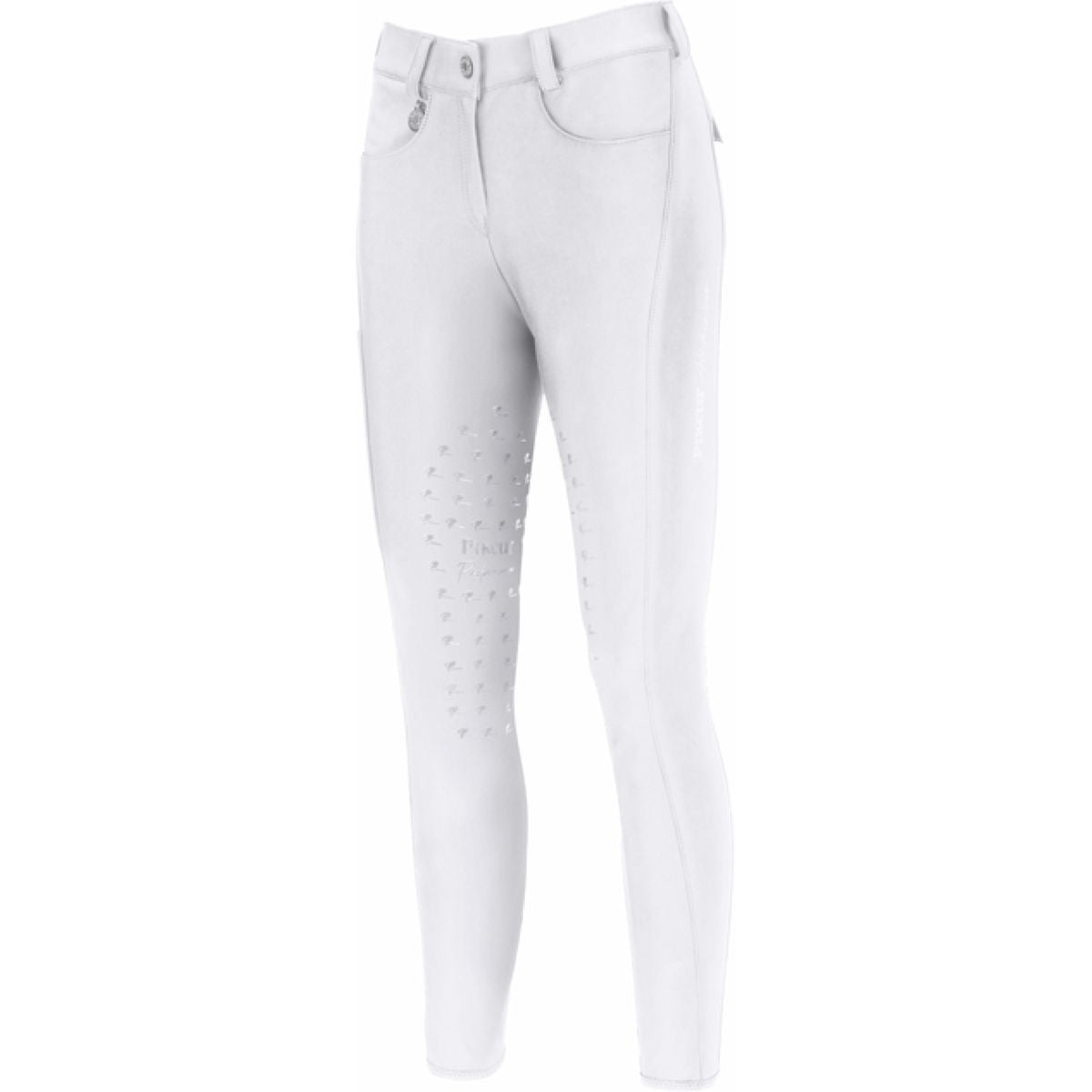 Pikeur Leggings da Equitazione Romy SD Knee Grip Bianco