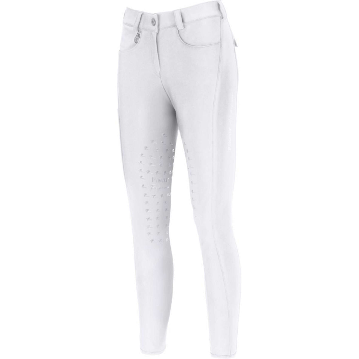 Pikeur Leggings da Equitazione Romy SD Knee Grip Bianco