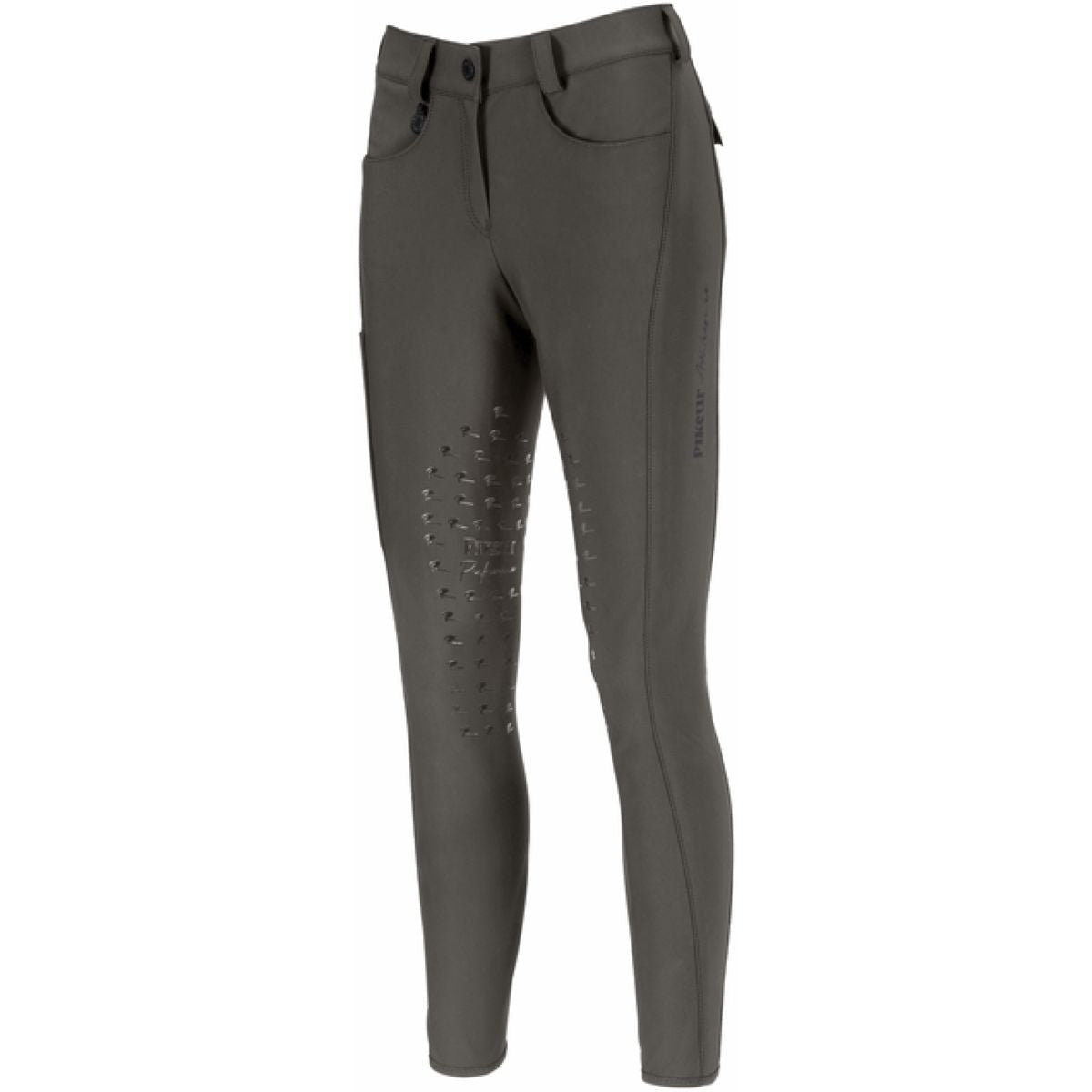 Pikeur Leggings da Equitazione Romy SD Knee Grip Oliva Nera