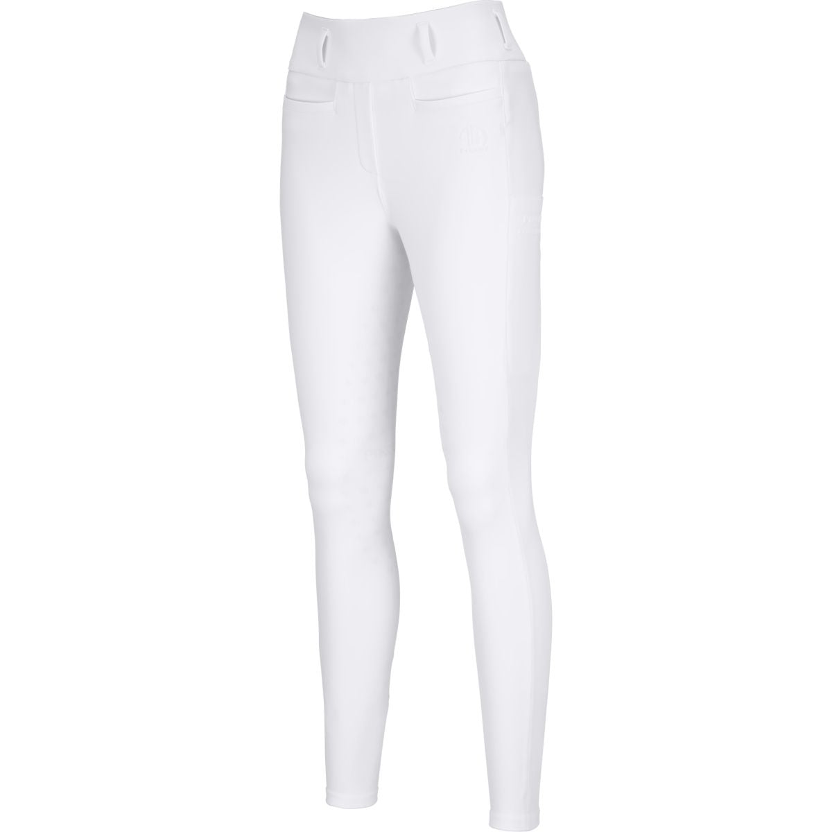 Pikeur Leggings da Equitazione Linnett Tight SD Full Grip Bianco