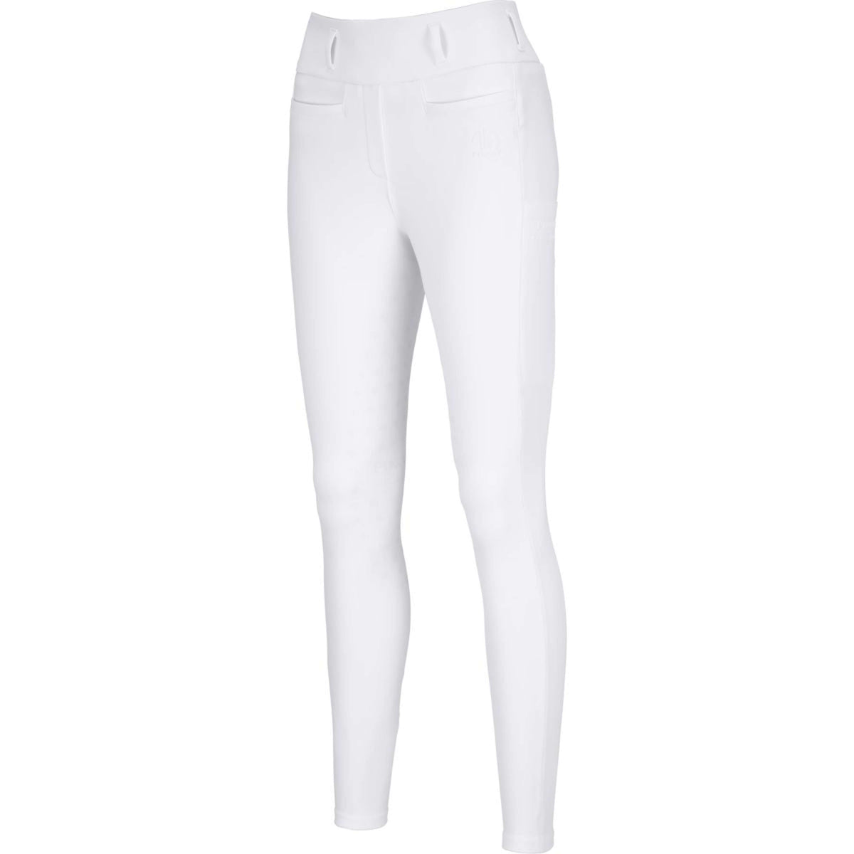 Pikeur Leggings da Equitazione Linnett Tight SD Full Grip Bianco