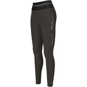 Pikeur Leggings da Equitazione Gia Athleisure Full Grip Oliva Nera