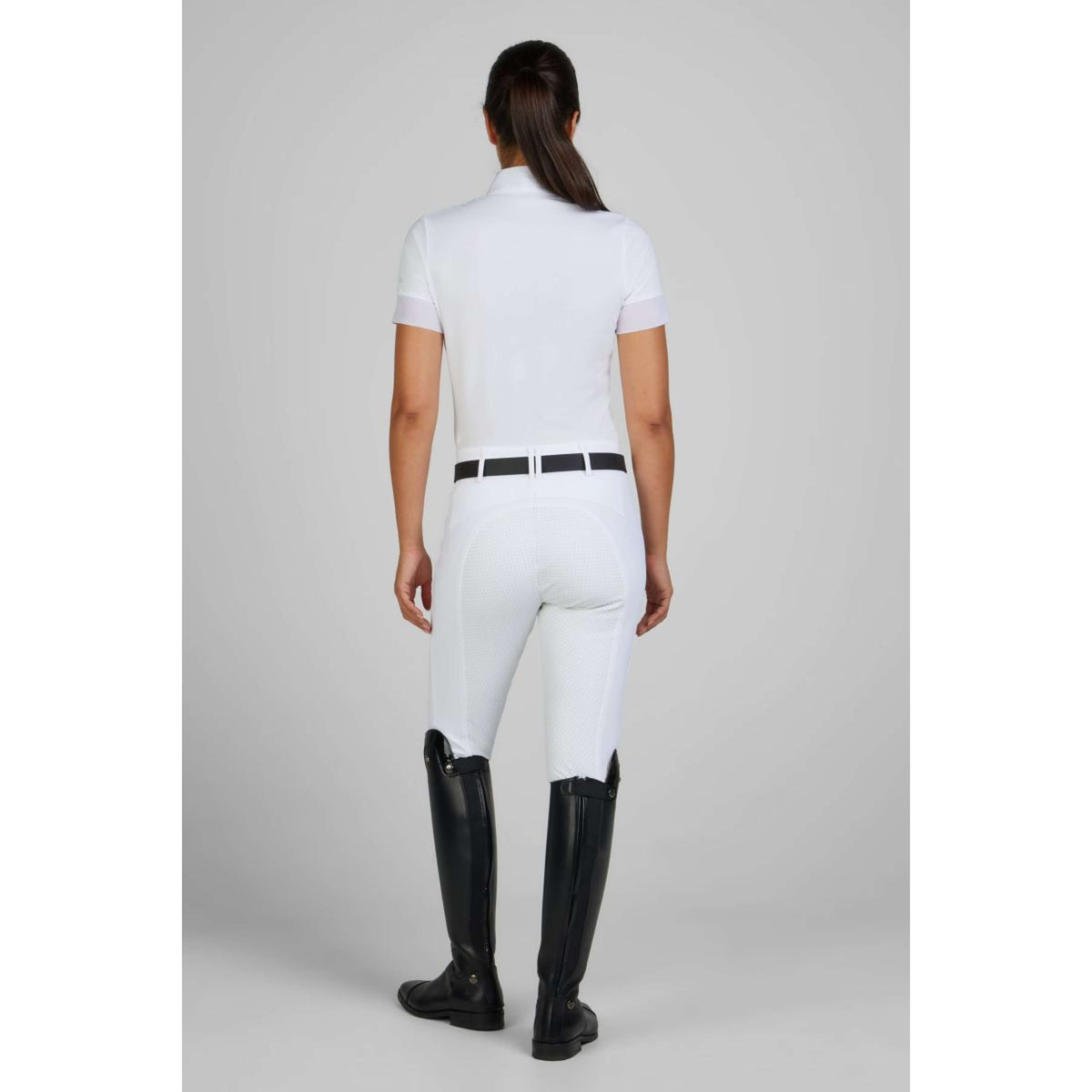 Pikeur Maglietta da Competizione Sports Pique Bianco