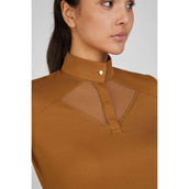 Pikeur Maglietta da Competizione Sports Pique Golden Caramel