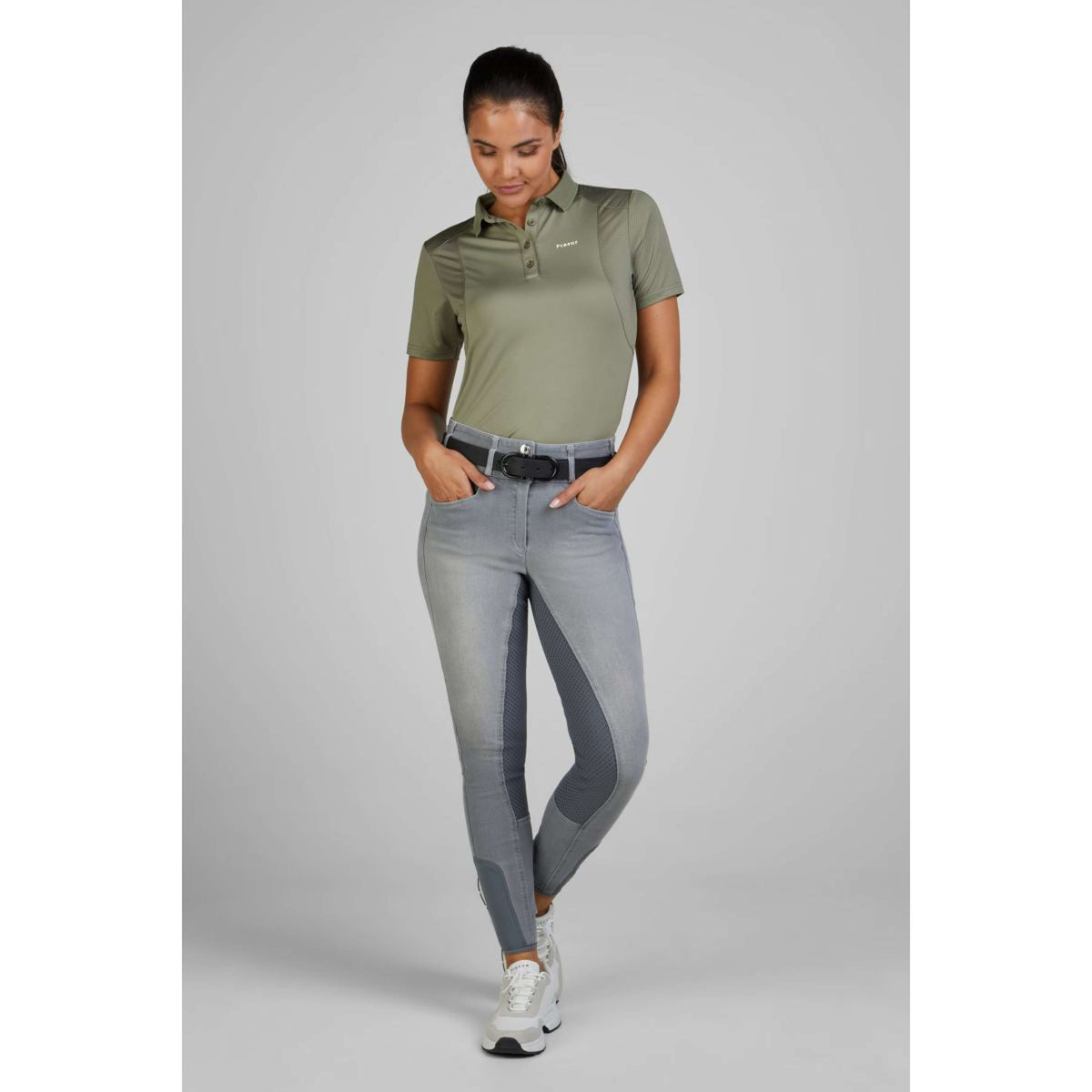 Pikeur Poloshirt Sports SS25 Light Moos