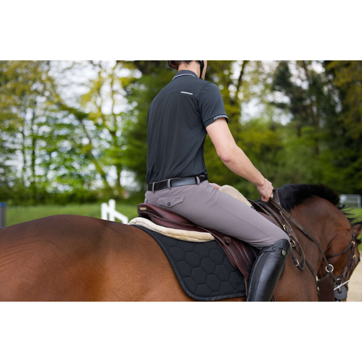 Pikeur Pantaloni da Equitazione Rodrigo Presa al ginocchio Uomo Beige