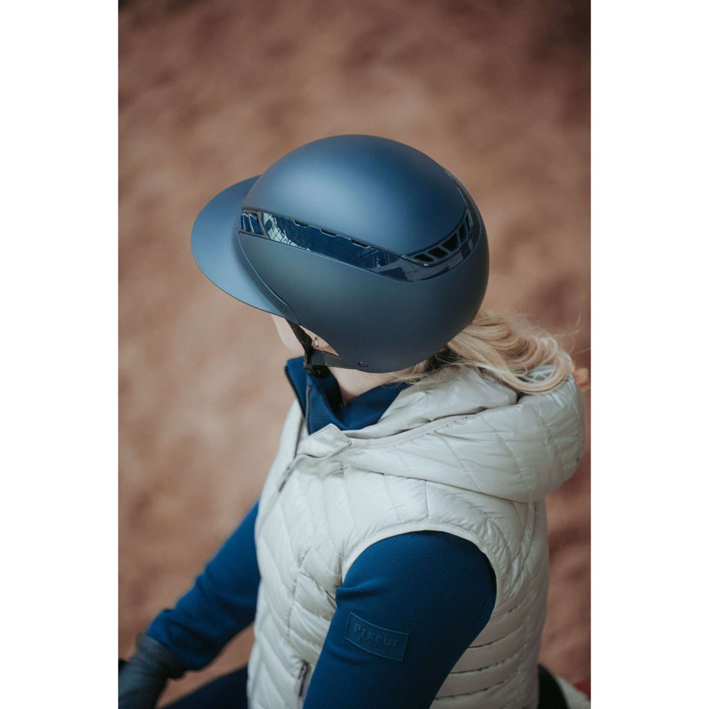 Pikeur Cappellino AirLuxe Pure Visiera lunga Midnight Blue