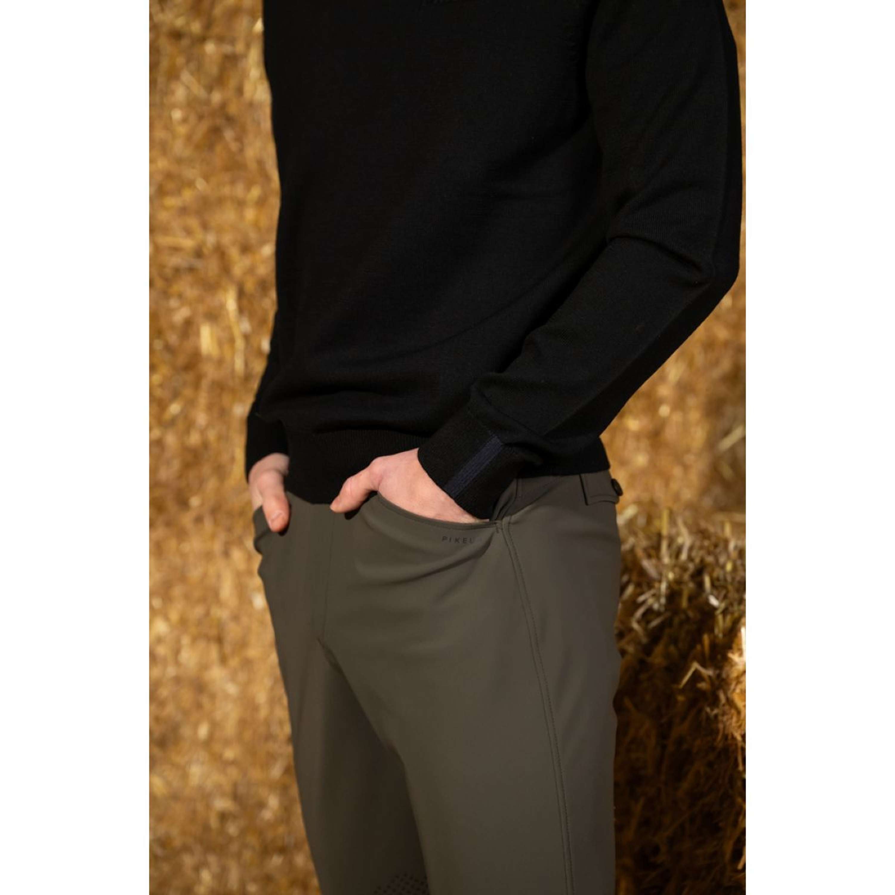 Pikeur Pantaloni da Equitazione New Rodrigo SD KN Uomini Deep Khaki