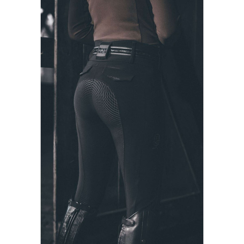 Pikeur Pantaloni da Equitazione Cantira MatrixGripTec Highwaist Full Grip Nero