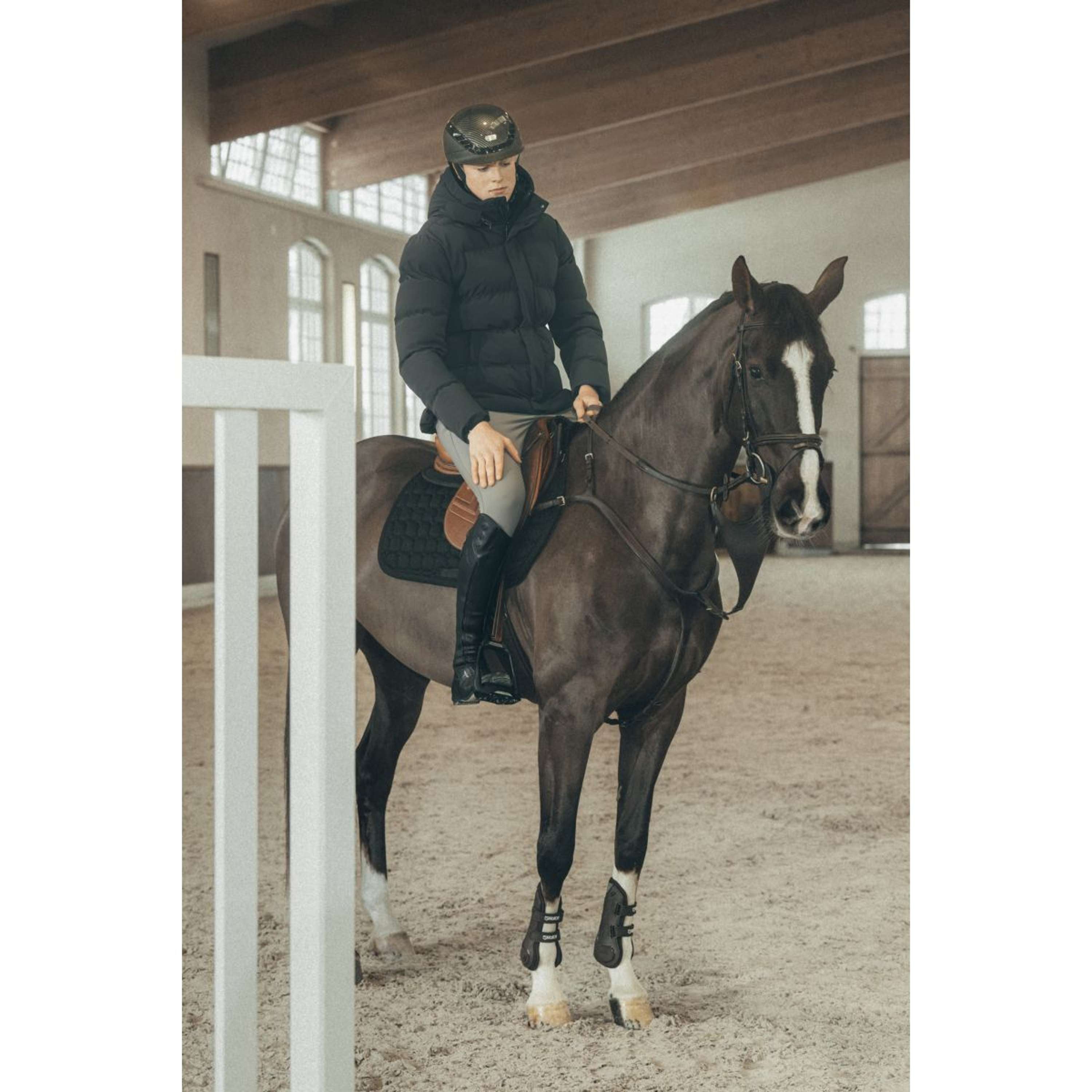 Pikeur Cappotto Invernale Quilted Athleisure AW26 Uomini Nero