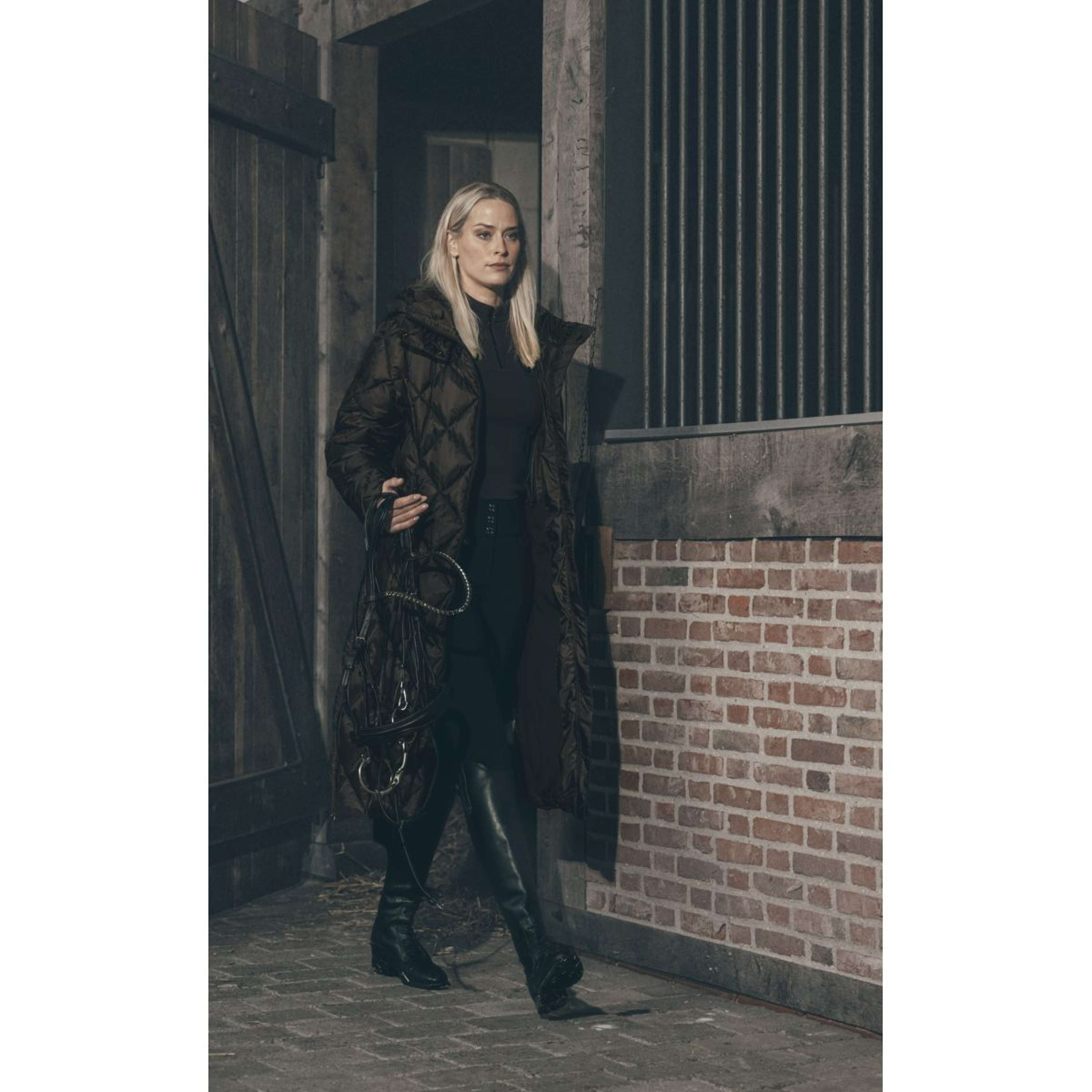 Pikeur Cappotto Lungo QuiltDiamond Selection AW26 Marrone Cioccolato
