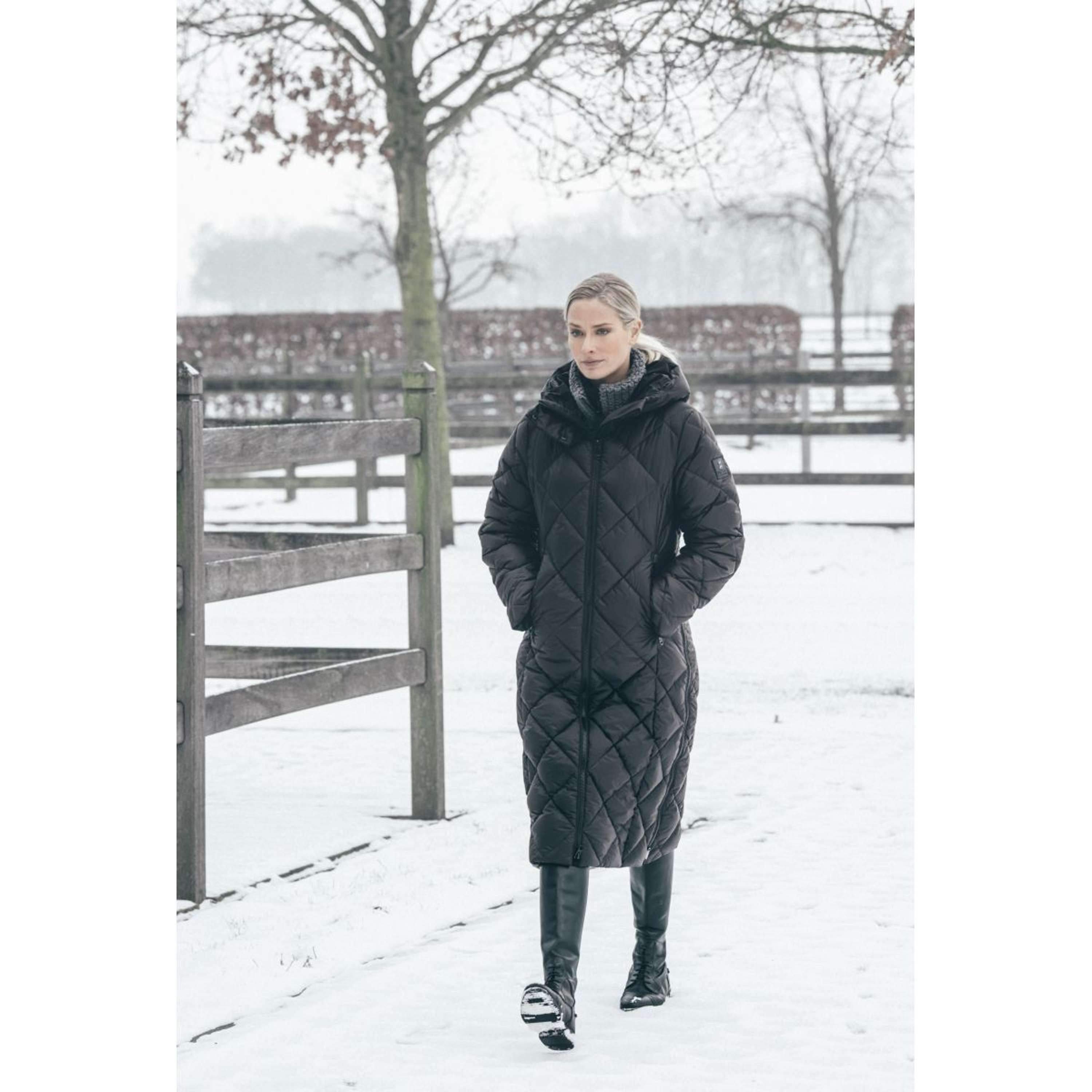 Pikeur Cappotto Lungo QuiltDiamond Selection AW26 Nero