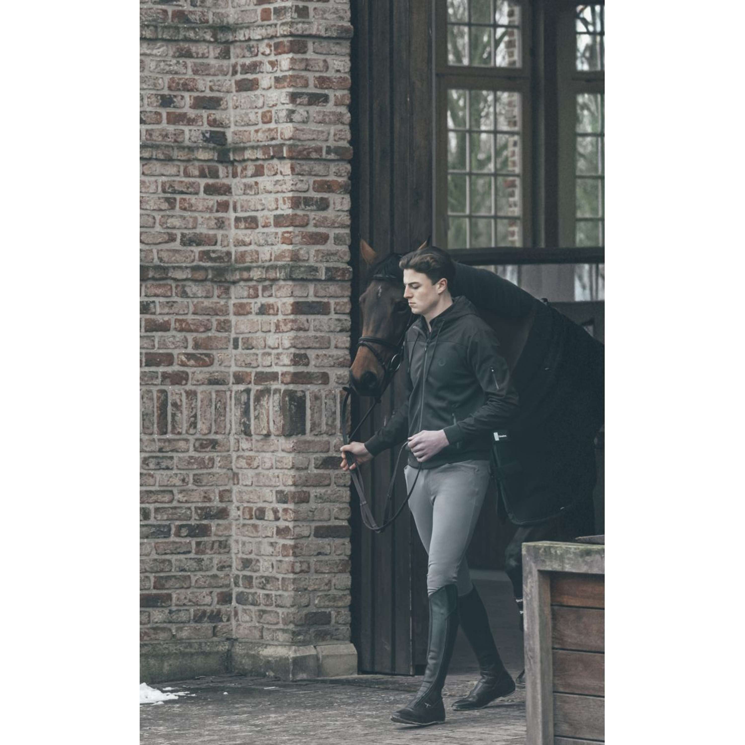 Pikeur Felpa con cappuccio e zip Athleisure AW26 Uomini Nero