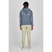 Pikeur Felpa con cappuccio e zip Athleisure SS26 Ash Blue