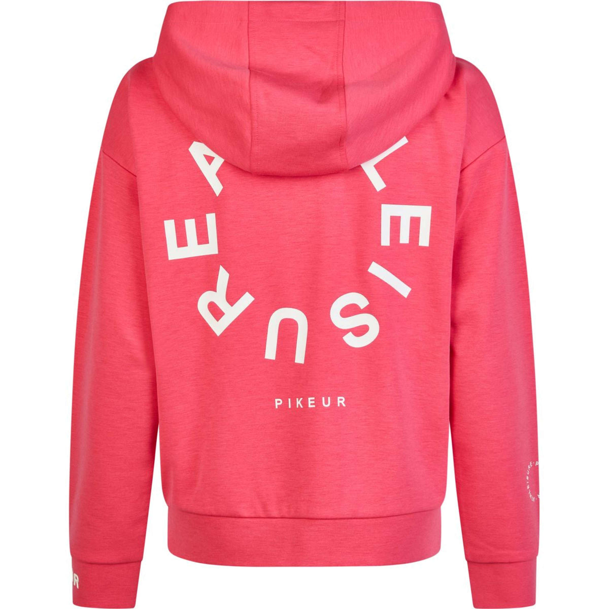 Pikeur Felpa con cappuccio e zip Athleisure SS26 Rosa lampone