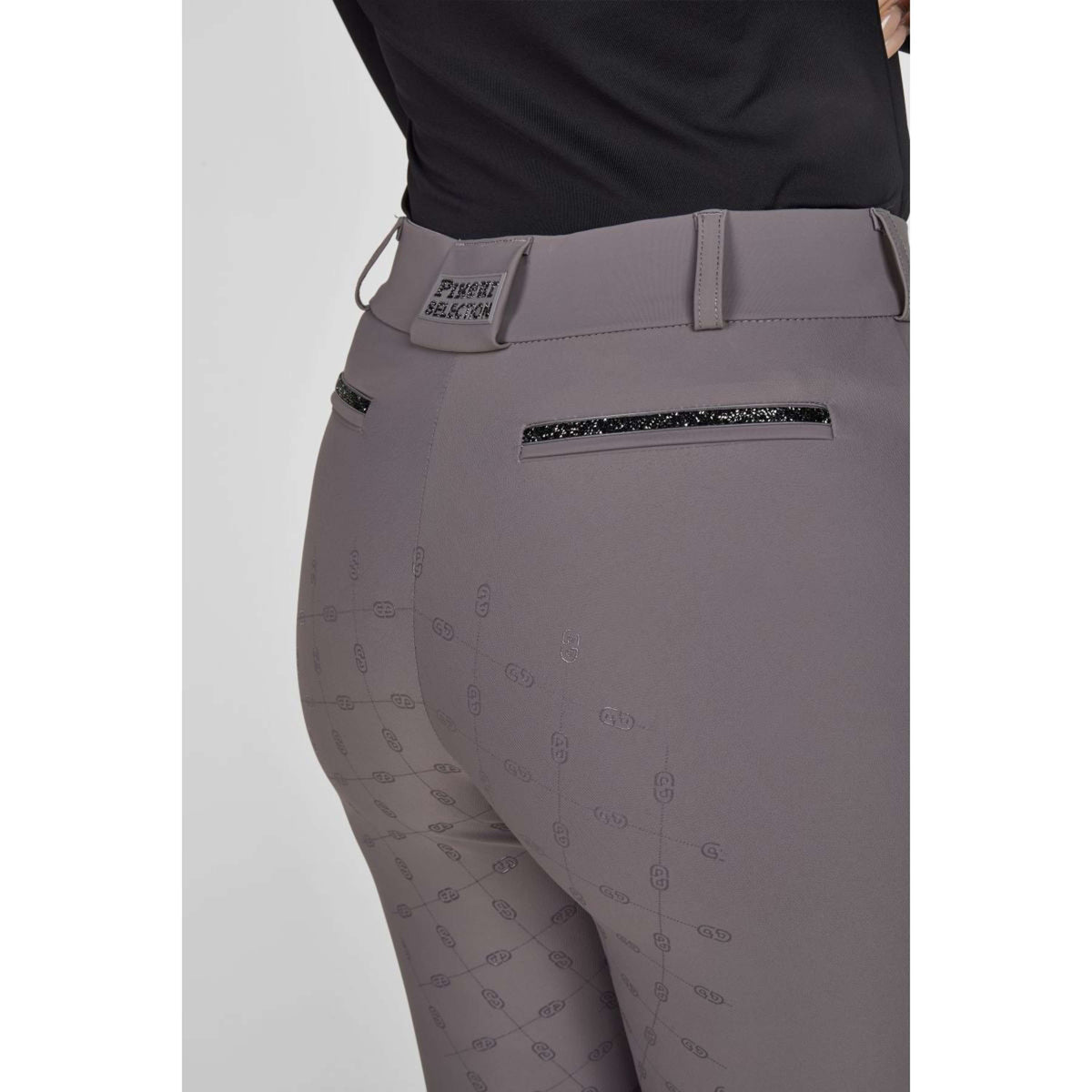 Pikeur Pantaloni da Equitazione Ceelina SD SS26 Full Grip Ash Plum