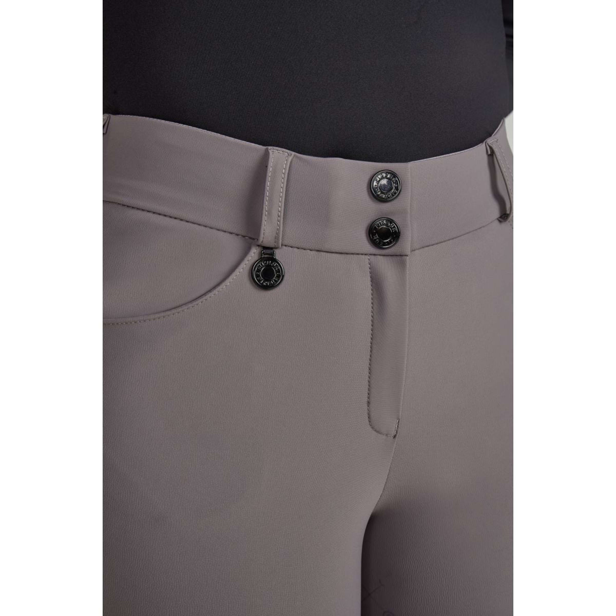 Pikeur Pantaloni da Equitazione Ceelina SD SS26 Full Grip Ash Plum