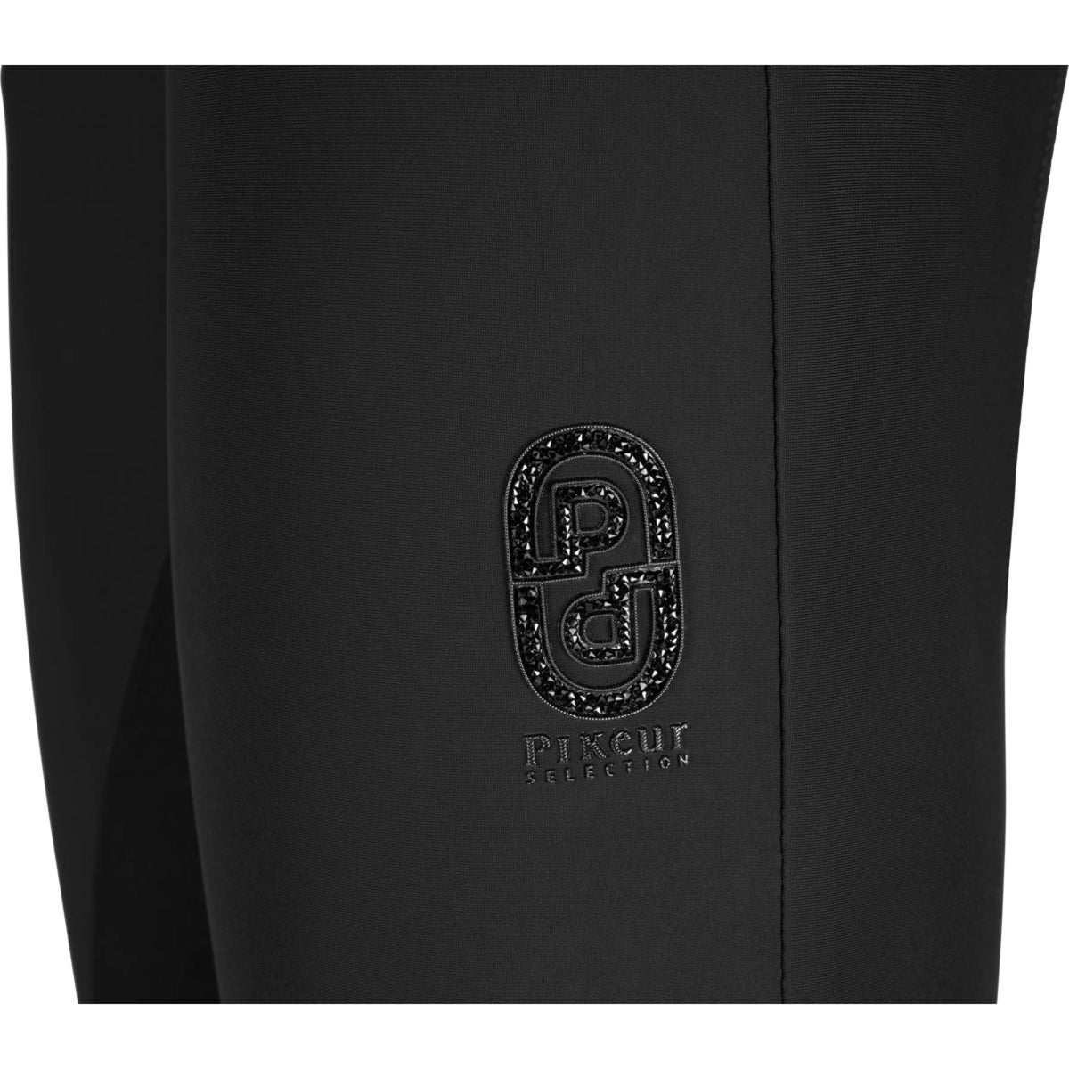 Pikeur Pantaloni da Equitazione Ceelina Leather Seat SS26 Full Grip Nero