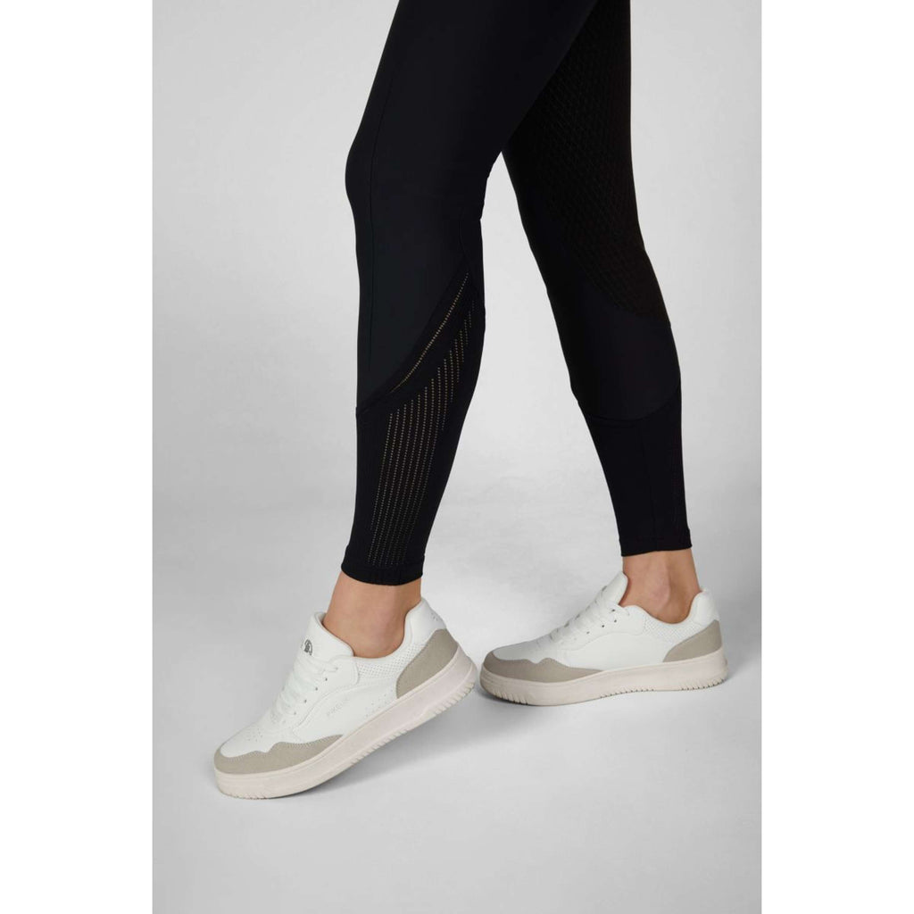 Pikeur Pantaloni da Equitazione Ceelina GridTexLeather Highwaist Full Grip Nero