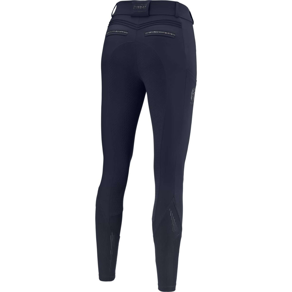 Pikeur Pantaloni da Equitazione Ceelina GridTexLeather Highwaist Full Grip Nightblue