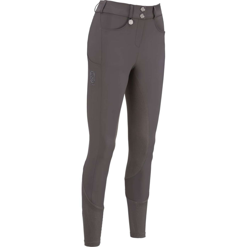 Pikeur Pantaloni da Equitazione Ceelina GridTexLeather Highwaist Full Grip Basalt Grey