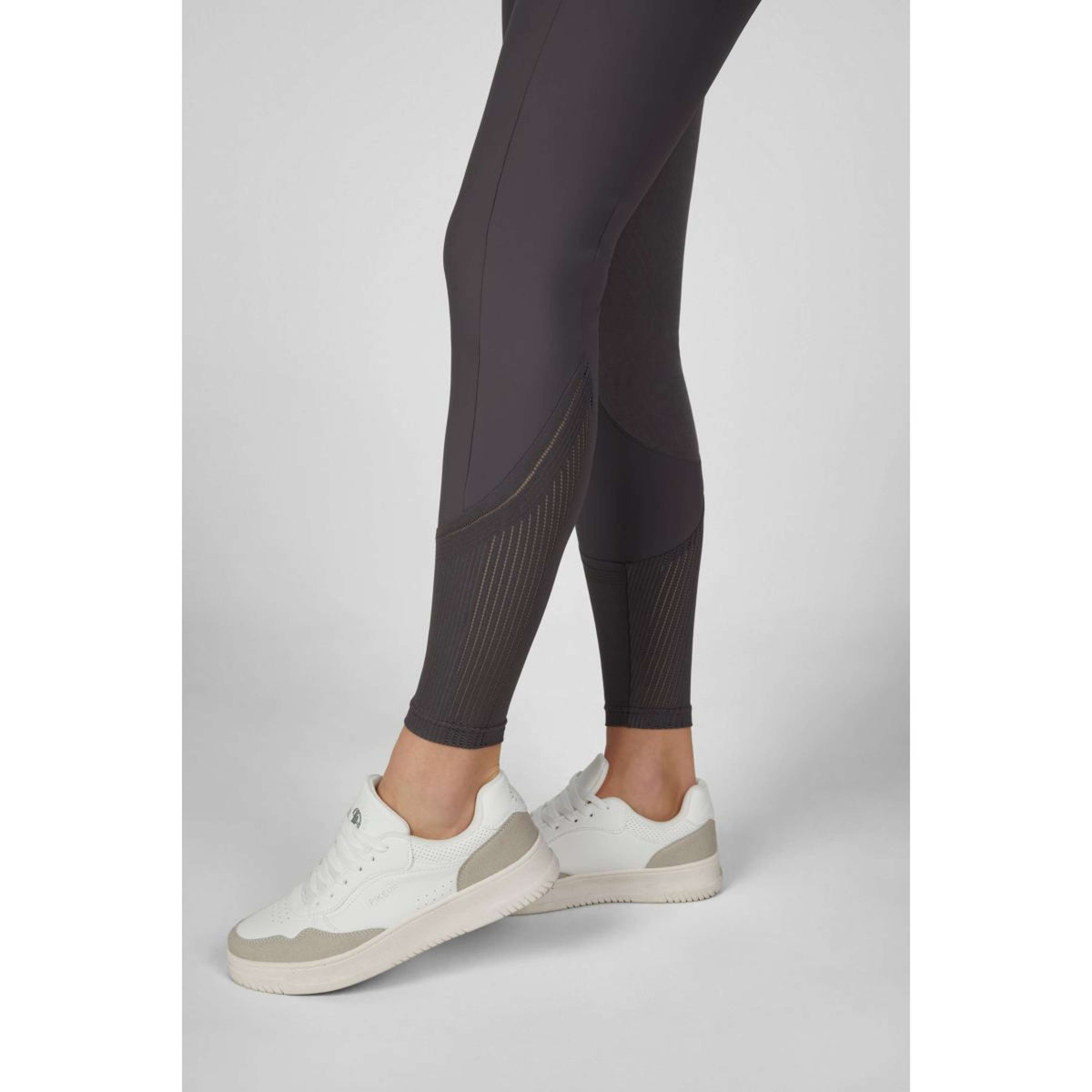 Pikeur Pantaloni da Equitazione Ceelina GridTexLeather Highwaist Full Grip Basalt Grey