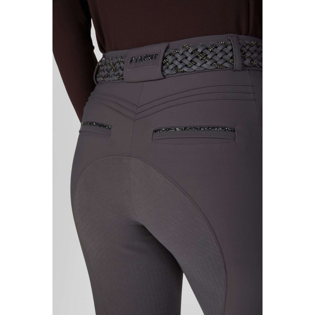 Pikeur Pantaloni da Equitazione Ceelina GridTexLeather Highwaist Full Grip Basalt Grey