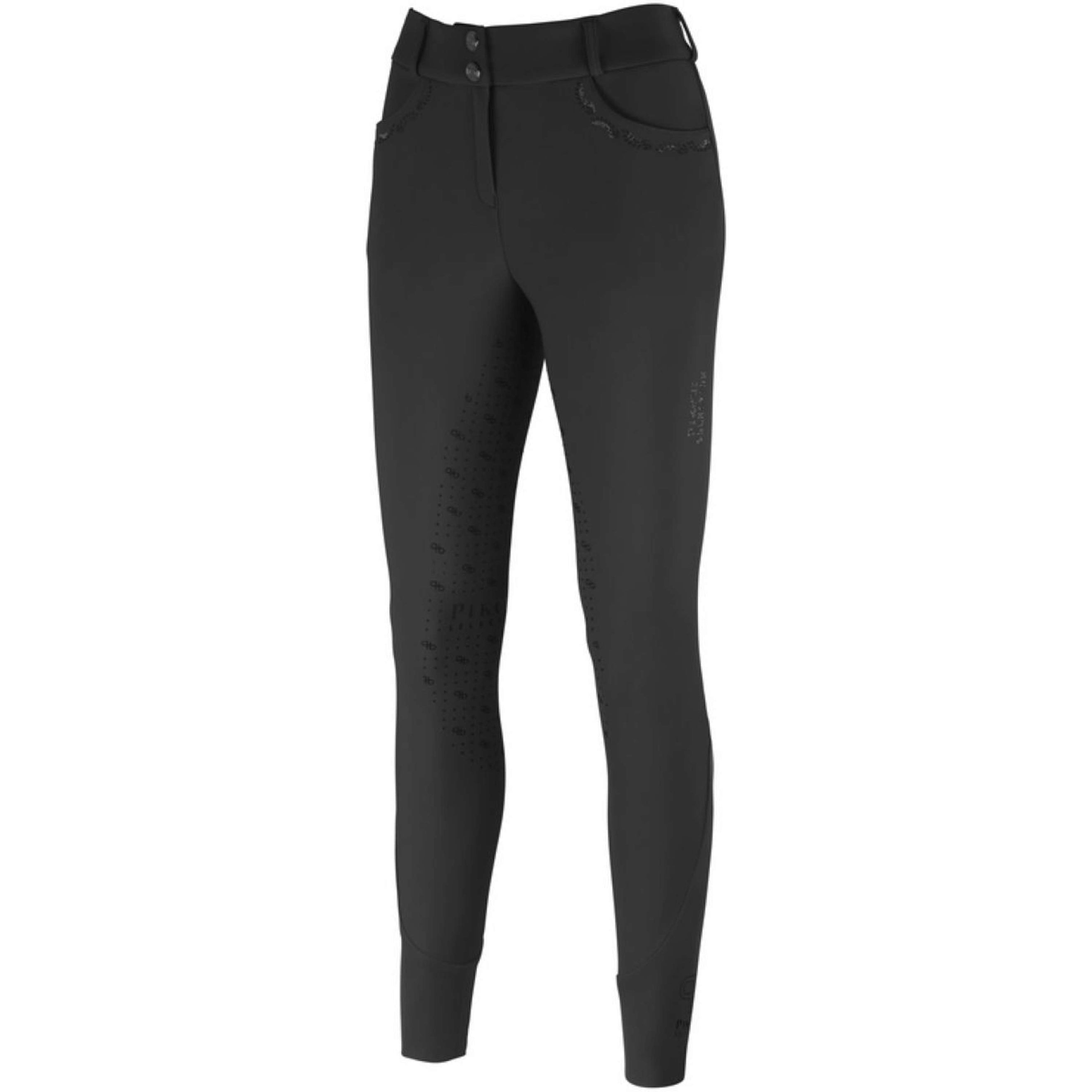 Pikeur Pantaloni da Equitazione Ceelina SD Full Grip High Waist Winter Nero