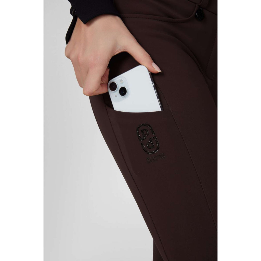 Pikeur Pantaloni da Equitazione Cantira MatrixGripTec Highwaist Full Grip Marrone Cioccolato