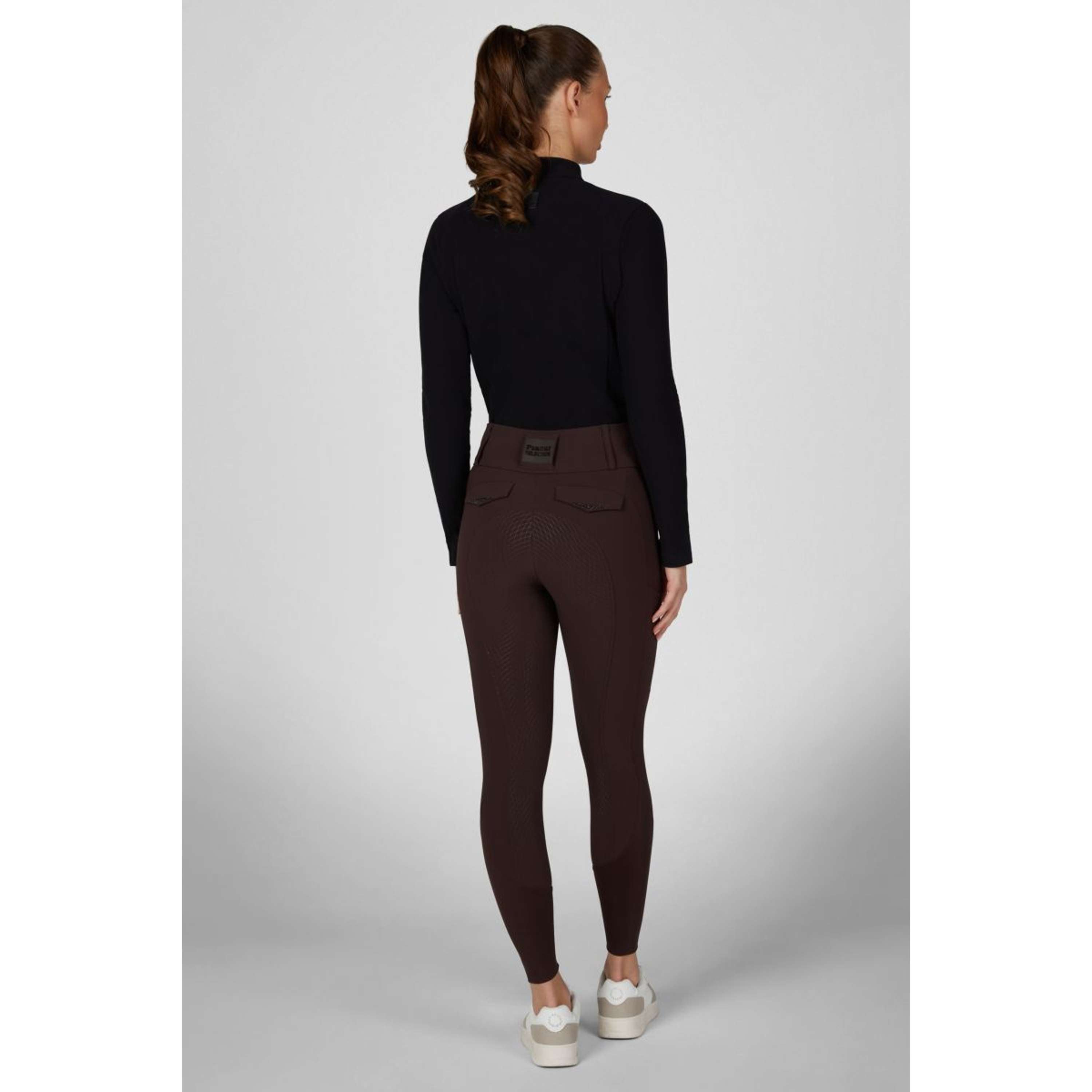 Pikeur Pantaloni da Equitazione Cantira MatrixGripTec Highwaist Full Grip Marrone Cioccolato